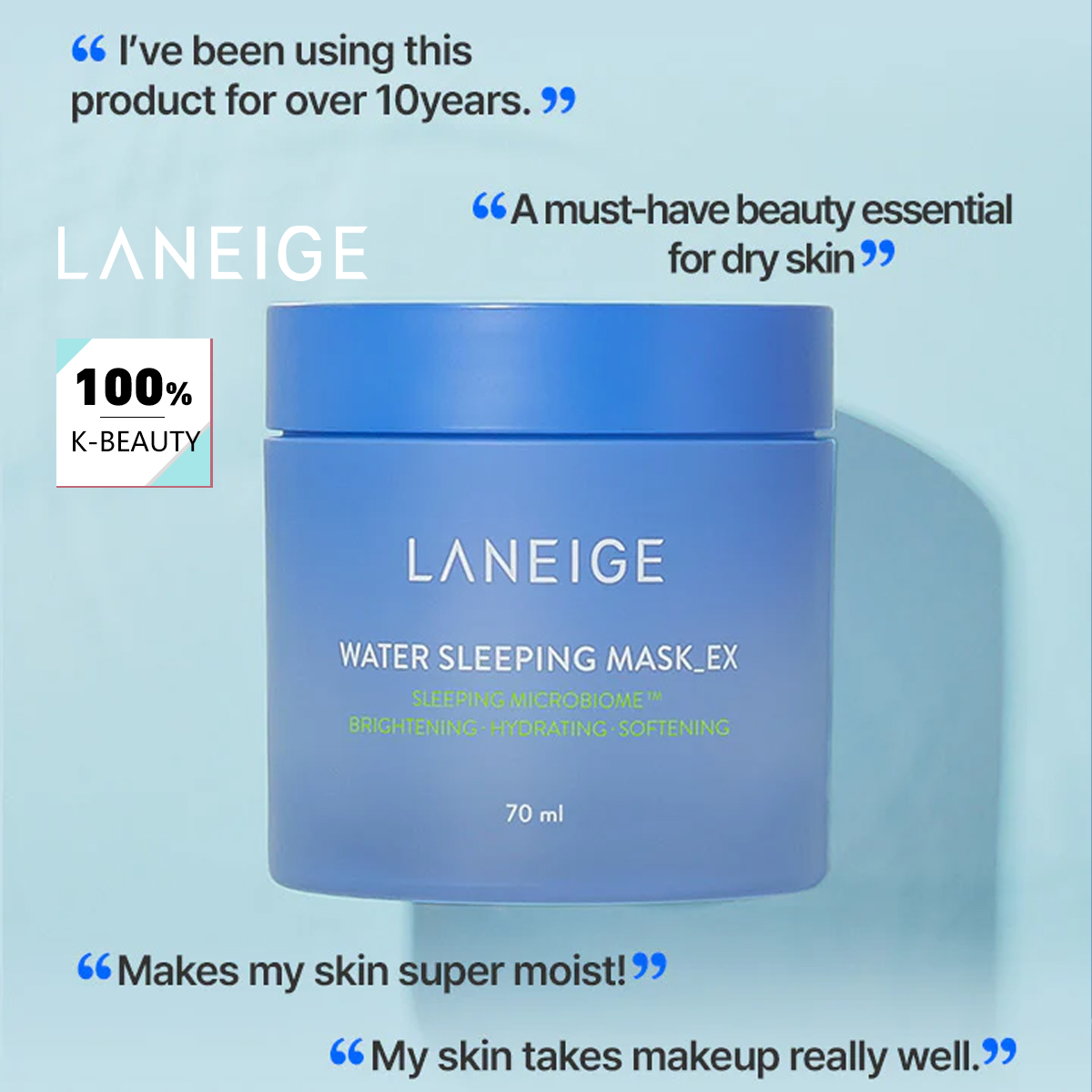 LANEIGE Water Sleeping Mask 70 - Luxury Skincare In Korea recension och pris