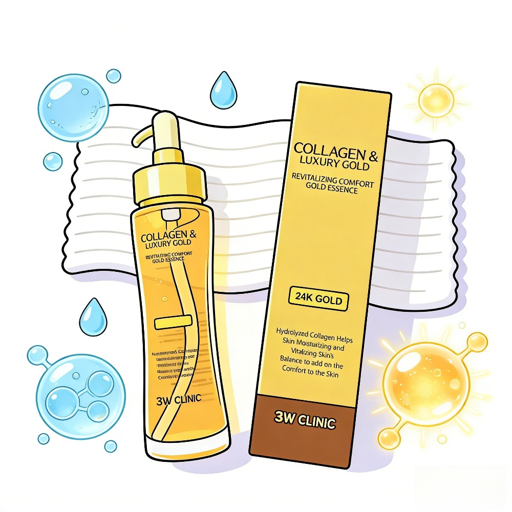 3WCLINIC Collagen & Luxury Gol - Luxury Skincare In Korea recension och pris